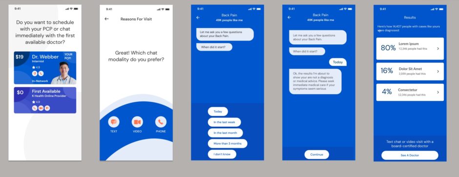 Anthem Link application screen 3